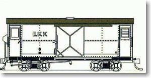 越後交通 栃尾線 ニフ17 荷物車 (組み立てキット) (鉄道模型)