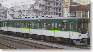 京阪 9000系 (新塗装) 増結用中間車セット (動力車なし) (4両・塗装済みキット) (鉄道模型)