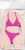Swimsuit - Triangle Bikini & Bikini Panties (Pink + Black Polka Dot) (Fashion Doll) Item picture1