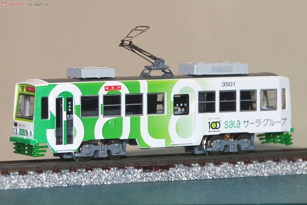 豊橋鉄道市内線 モ3501 `サーラ号` (鉄道模型) その他の画像2