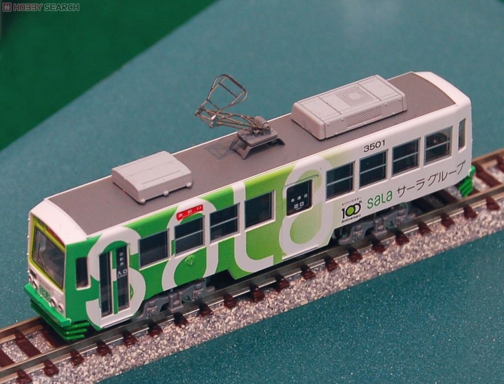 豊橋鉄道市内線 モ3501 `サーラ号` (鉄道模型) その他の画像3