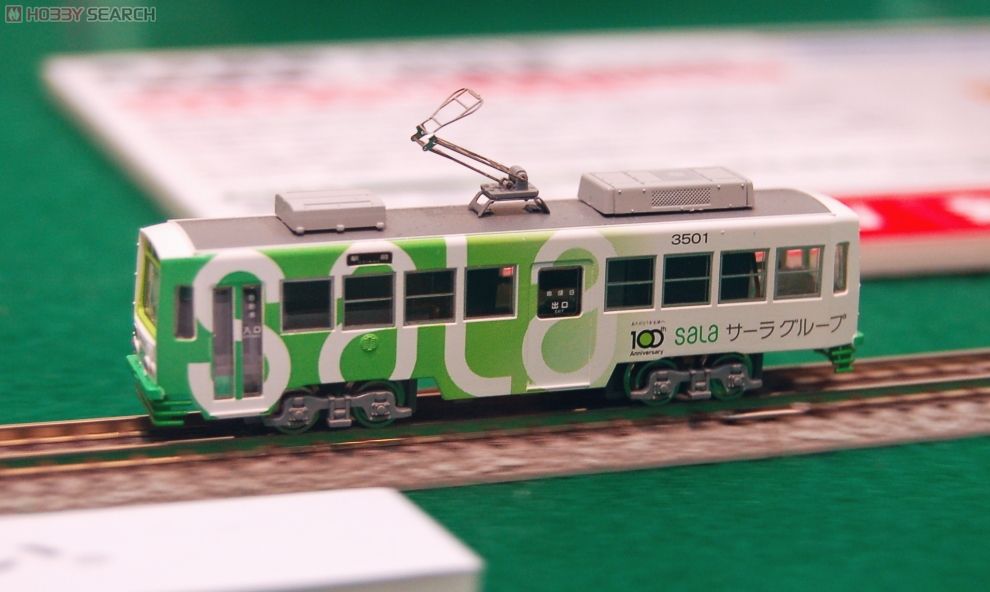 豊橋鉄道市内線 モ3501 `サーラ号` (鉄道模型) その他の画像4