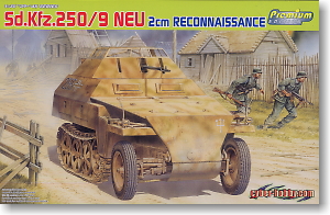 WW.II German Army Sd.kfz.250/9 Neu 2cm Reconnaissance (Plastic model)