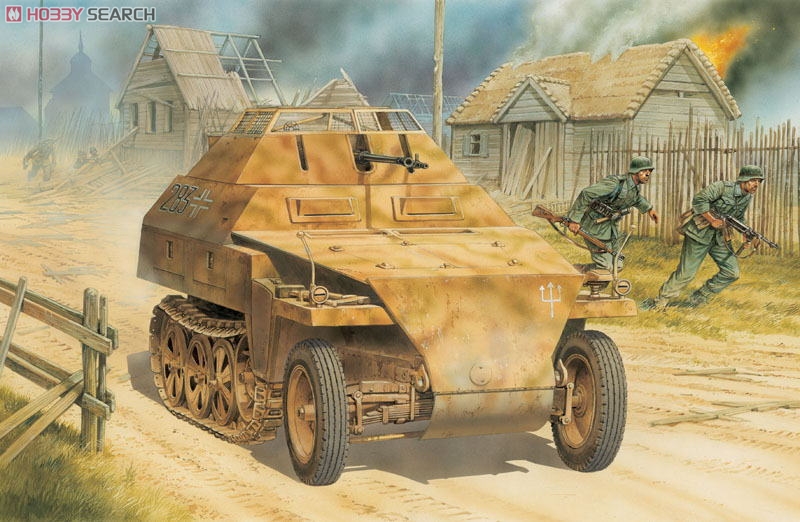 WW.II ドイツ軍Sd.kfz.250/9 2cm機関砲搭載 装甲偵察車 (プラモデル) 商品画像1