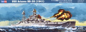 アメリカ戦艦 アリゾナBB-39 (1941年) (プラモデル)