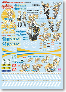 GSR Character Customize Series: Kagamine Rin/Len 1/24 Scale Decals 03 (Anime Toy)