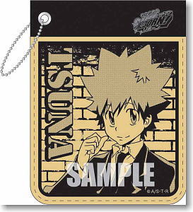 Reborn! Pass Case Black Suit Ver. [Tsuna] (Anime Toy)