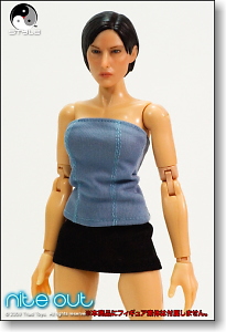 Triad Style - Female Outfit: Nite Out Tube Top (Blue Ver.) (Fashion Doll)