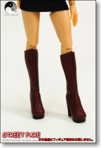 Triad Style - Female Accessory: Street Fare Long Boots  (Red Ver.)(Fashion Doll)