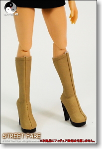 Triad Style - Female Accessory: Street Fare Long Boots (Tan Ver.) (Fashion Doll)