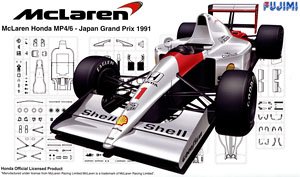 F1 マクラーレン・ホンダ MP4/6 日本グランプリ (プラモデル) - ホビー
