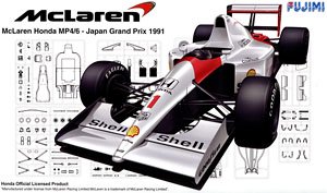 F1 マクラーレン・ホンダ MP4/6 日本グランプリ (プラモデル)