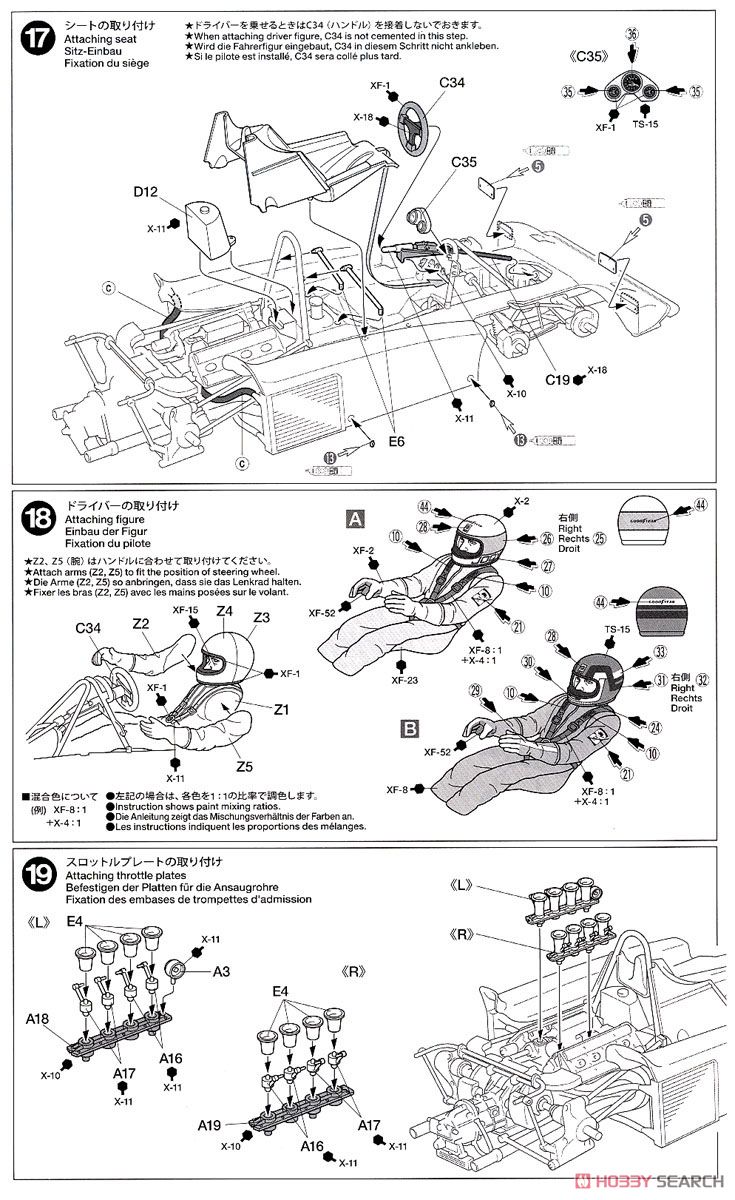タイレル P34 1976 日本GP (プラモデル) 設計図6