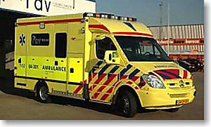 メルセデス スプリンター 救急車 MICU RAV (イエロー) (ミニカー)