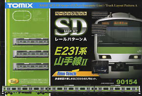Basic Set SD Series E231-500 (Yamanote Line) II (Fine Track, Track Layout Pattern A) (Model Train)