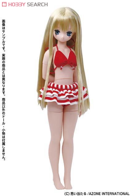 PN ボーダーヒラミニビキニset (レッド) (ドール) その他の画像1