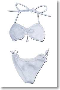 Ribbon Bikini (White) (Fashion Doll)