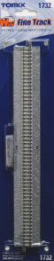 Fine Track Wide PC Straight Track S280-WP(F) (Set of 2) (Model Train)