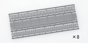 ワイドレール用壁 C428内・C391外 (3種・8枚入) (鉄道模型)