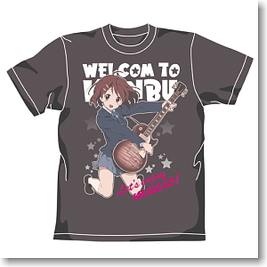 K-On! Hirasawa Yui T-shirt Charcoal M (Anime Toy)
