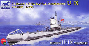 独・Uボート IX(9)A型潜水艦 (遠洋型) (プラモデル)