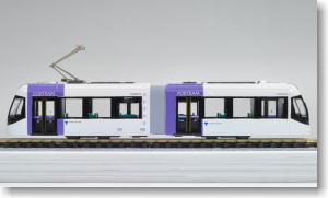 The Railway Collection Toyama Light Rail TLR0607 (Purple) (Model Train)