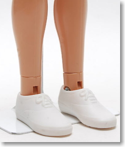 Deck Shoes L (White) (Fashion Doll)