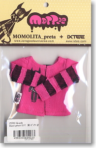 Devil patch long sleeve tee (Pink) (Fashion Doll)