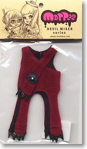 Monster vest (Wine Red) (Fashion Doll)
