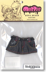 Devil print denim skirt(ブラック) (ドール)