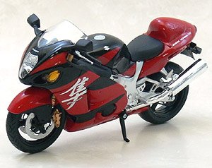 スズキGSX 1300R ハヤブサ (レッド) (ミニカー)