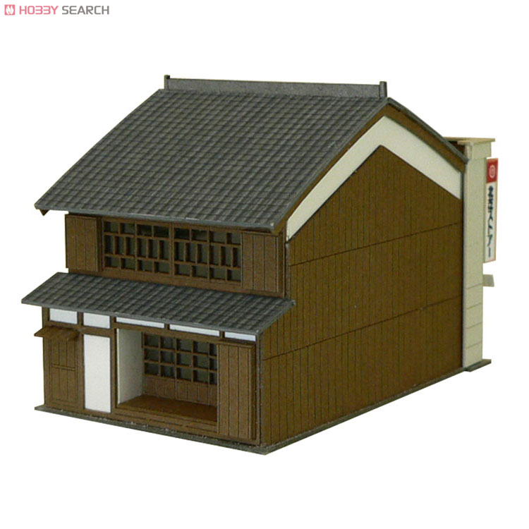 [みにちゅあーと] なつかしのジオラマシリーズ 看板建築 A (組み立てキット) (鉄道模型) 商品画像3