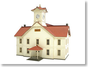 [Miniatuart] European-style building Series : Sapporo Clock Tower  (Unassembled Kit) (Model Train)