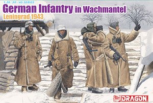 WW.II ドイツ軍 歩哨用オーバーコートを着た歩兵 レニングラード1943 (プラモデル)