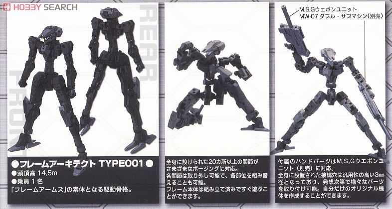 Frame Architect Type-001 (Plastic model) About item1