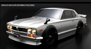 NISSAN SKYLINE HT2000 GT-R メッキバンパー仕様 (KPGC110) (ラジコン)