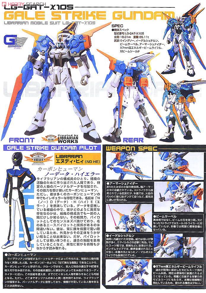 ゲイルストライクガンダム (1/100) (ガンプラ) 解説2