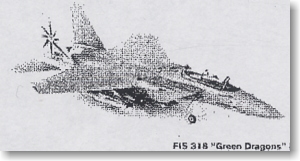 F-15A U.S.A.F. 318FIS 25AD ADTAC `グリーンドラゴンズ` (完成品飛行機)