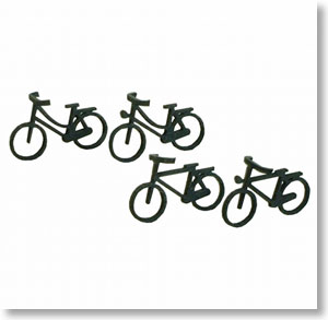[みにちゅあーと] ジオラマオプションキット 自転車 (組み立てキット) (鉄道模型)