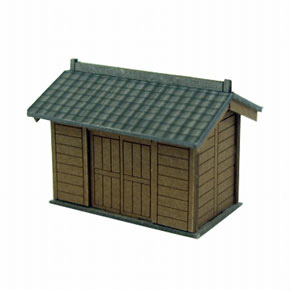 [Miniatuart] Diorama Option Kit : Barn A (Unassembled Kit) (Model Train)