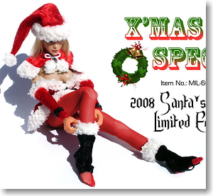 Female Outfit: Santa Sweetie (Fashion Doll)
