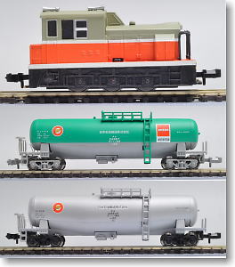 Cタイプ入換用ディーゼル機関車(スイッチャー) (オレンジ/グレー) タキ43000 (3両セット) (鉄道模型)
