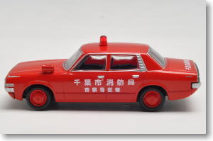 The Car Collection 80 HG 014 Toyota Crown Model MS60 Extinguishing Fire Site Visit Car (The Chiba-shi Firefighting Station) (Model Train)