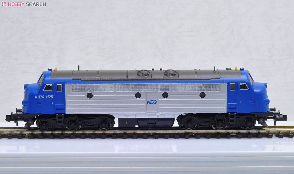 NOHAB ディーゼル機関車 NEG V170 No.1125 (青/銀) ★外国形モデル (鉄道模型) 商品画像1