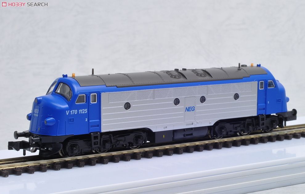 NOHAB ディーゼル機関車 NEG V170 No.1125 (青/銀) ★外国形モデル (鉄道模型) 商品画像2