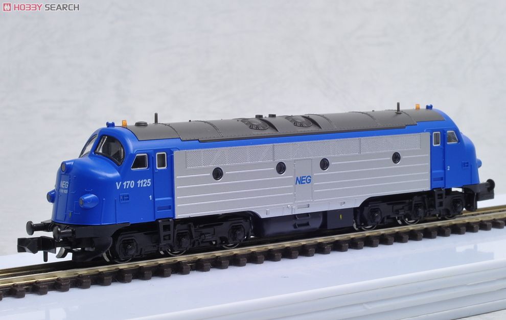NOHAB ディーゼル機関車 NEG V170 No.1125 (青/銀) ★外国形モデル (鉄道模型) 商品画像3