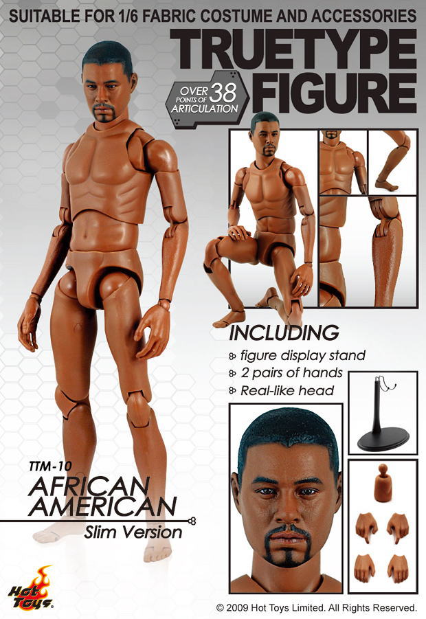 Hot Toys TrueType - African American (New Generation Slim Body  Version) 商品画像3