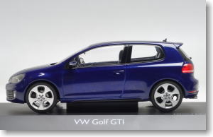 VW ゴルフ GTI (メタリックブルー) (ミニカー)