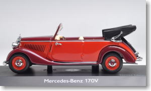 メルセデス・ベンツ 170V カブリオ (レッド) (ミニカー)