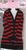 For 60cm Long Cardigan (Black x Red Border) (Fashion Doll) Item picture2